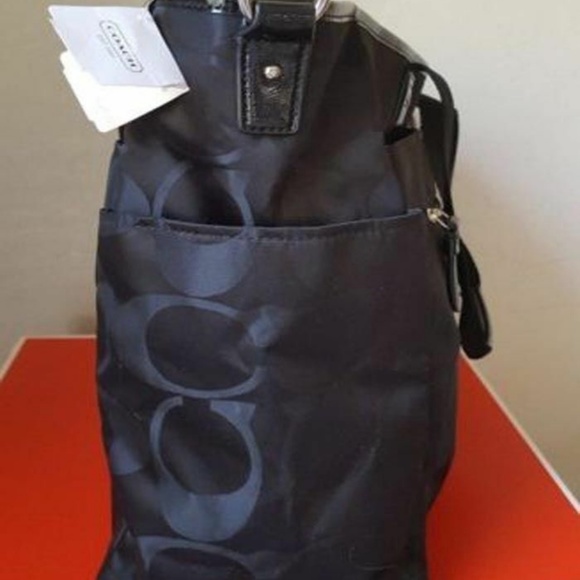 Coach Nylon Diaper Bag Computer Weekender NEW - Picture 7 of 7